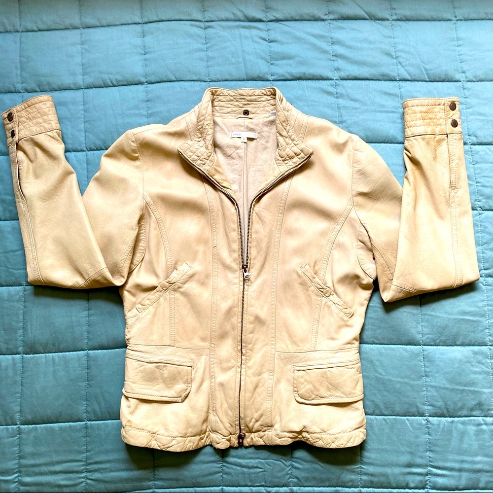 Vince Leather Jacket - Picture 2 of 3